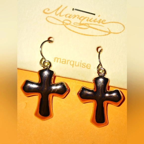 Cross Earrings - Picture 1 of 2